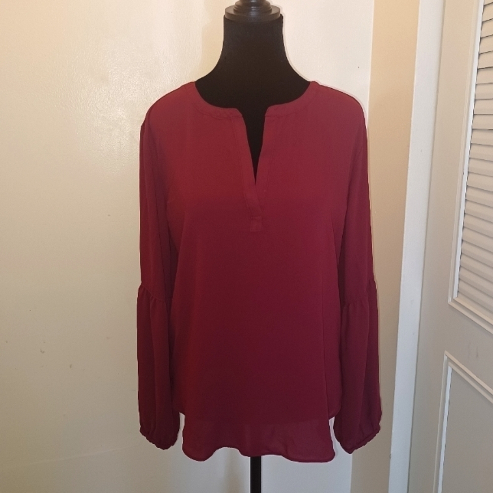 LOFT V-neck Blouse